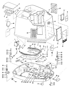 1984 evinrude red plug diagram