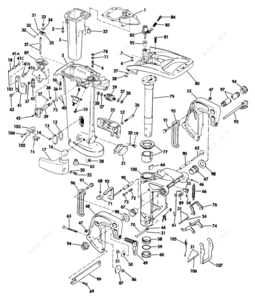 1985 25 hp evinrude parts diagram
