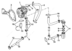 1985 omc sea drrive 115 outboard diagrams with vro pump