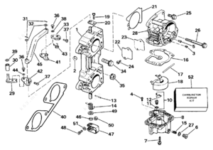 1986 c20 carburetor diagram