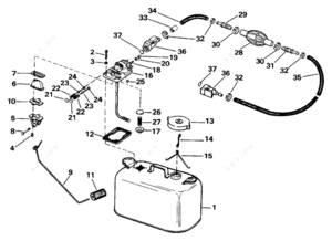 1986 evinrude 70 parts diagram