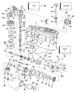 1986 johnson gt 150 parts diagram images