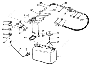 1986 larson boat fuel system diagram