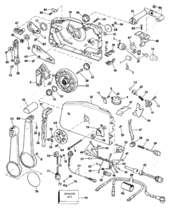 1987 johnson 140 hp outboard parts diagram