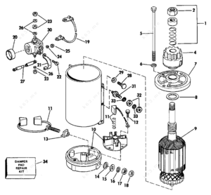 1988 evinrude 15 starter solenoid diagram