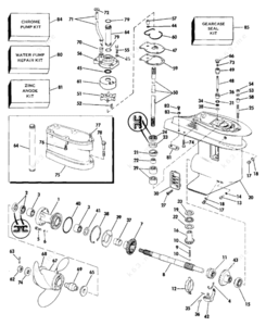 1988 evinrude 30 hp lower bushing parts