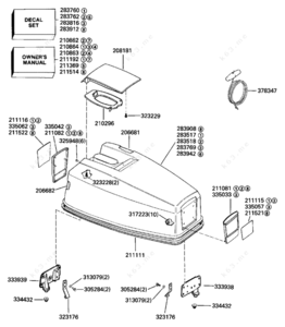 1989 225 hp evinrude engine diagram
