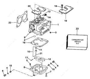 1989 60 hp carb diagram