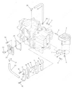 1989 cadillac eldorado coolant pipe location