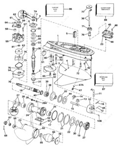 1989 johnson 20hp water flow diagram