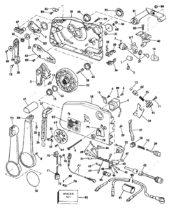 1989 johnson outboard throttle controls diagram