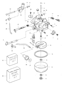 1989 mercury 9.9 lower unit diagram