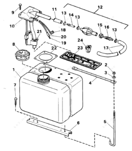 1989 seadoo sp hose bschematic