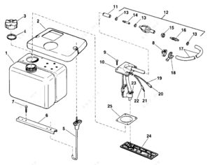 1990 johnson 20 hp outboard water flow chart