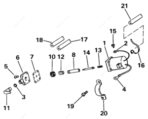 1990 johnson j40elesr 40 hp outboard carb diagram parts