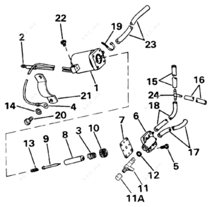 1991 60 evinrude johnson fuel filter