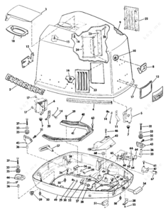 1991 60 hp evinrude motor diagram