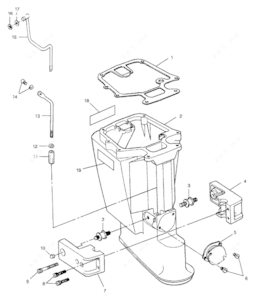 1991 force 50 hp leg on motor