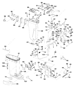1991 johnson 6 hp model j6reia motor diagram
