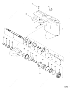 1991 mariner 200 lower unit parts