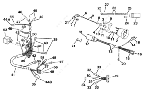 1992 60 hp evinrude tilt and trim diagrams