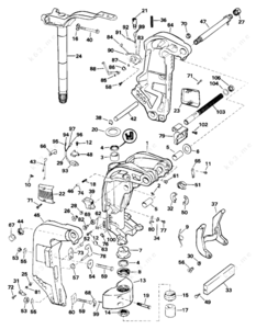 1992 evinrude 200hp engine diagram