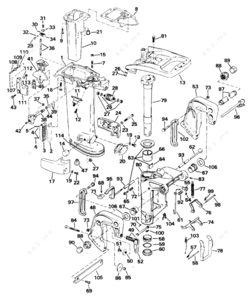 1992 evinrude outboard motors exhaust manual diagram