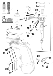 1992 evinrude outboard oil pump check valve