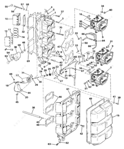 1992 johnson 150 intake