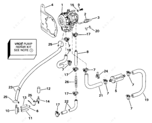 1992 johnson 175 air and fuel hose schematic