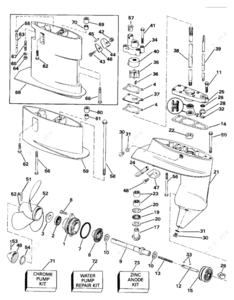 1992 omc outboard motor controls