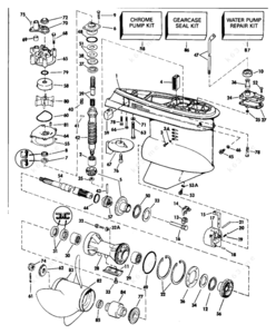 1992 pro series 60 hp johnson outboard parts diagram