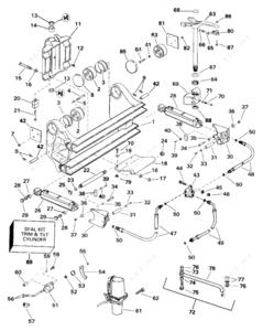 1993 johnson 115 outboard parts diagram