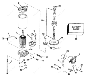 1993 johnson 150 outboard powerhead diagram