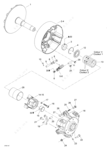 1993 ski doo tundra drive axle diagram