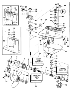1994 evinrude 90 parts