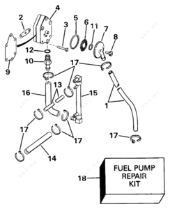 1994 omc 115 turbojet flush hose