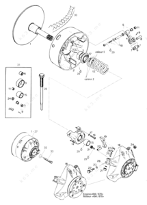 1994 ski doo 380 touring parts