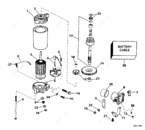 1995 evinrude 115 starter diagram