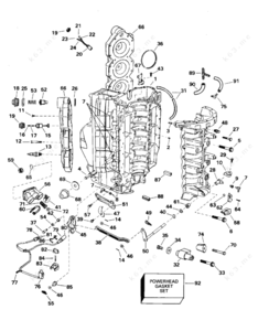 1995 evinrude 150 diagrams