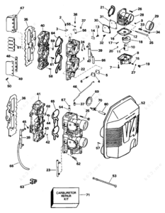 1995 evinrude 25hp carburetor