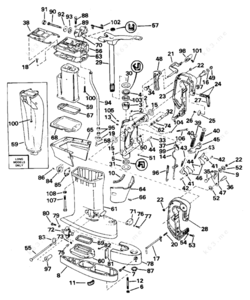 1996 evinrude 15 hp diagram