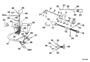 1996 evinrude 70 hp outboard motor case diagram