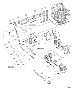 1996 mercury out board 9 8 parts