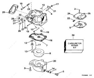 1997 holley carburetor diagram