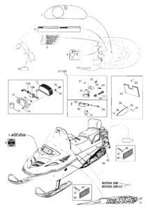 1997 ski centurion dash parts
