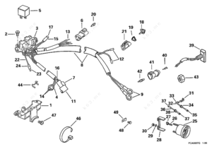 1997 ski-doo amphenol blade connector housing
