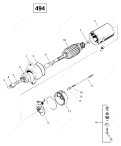 1997 skidoo mxz hand starter parts
