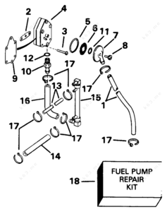 1998 6 hp johnson 2 stroke engine diagram