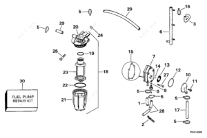 1998 cat th103 parts diagram